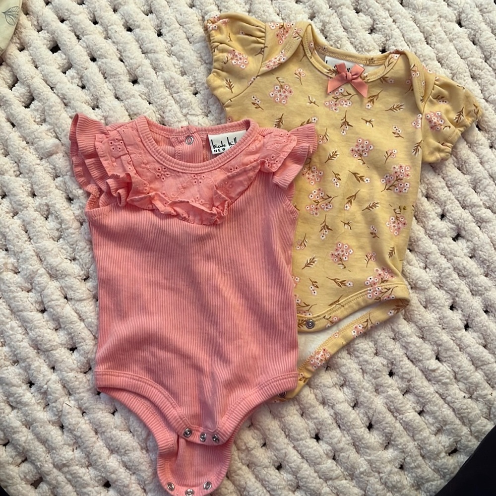 0-3 month baby onsie
